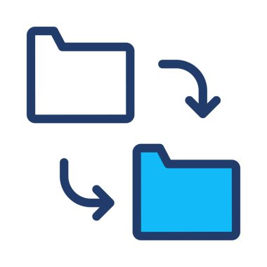 Web renk tasarım simgesi geliştirme için. Vektör çizim