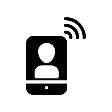 Web bağlantı renk simgesi. Vektör çizim