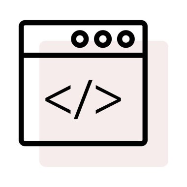 Web renk tasarım simgesi geliştirme için. Vektör çizim