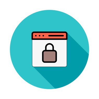 Web renk tasarım simgesi geliştirme için. Vektör çizim