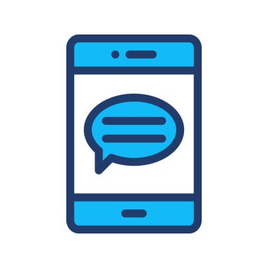  Smartphone Simgesi, vektör illüstrasyonu 