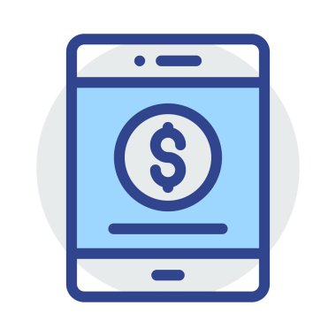 Mavi web renk tasarım simgesi geliştirme için 