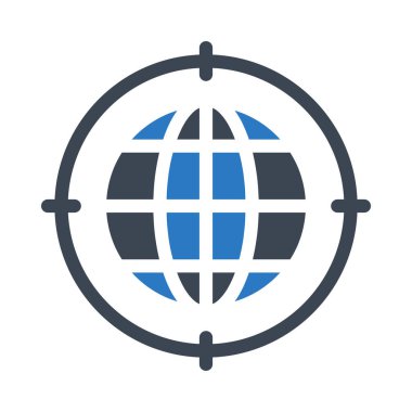 Web renk tasarım simgesi geliştirme için. Vektör çizim