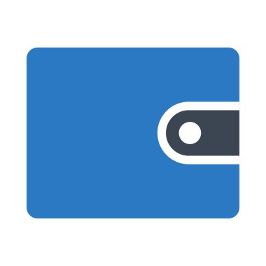 m-cüzdan web simge vektör çizim 