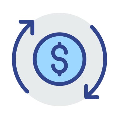 Mavi web renk tasarım simgesi geliştirme için 