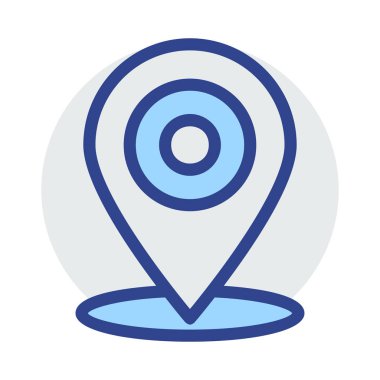 Mavi web renk tasarım simgesi geliştirme için 