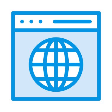 Web renk tasarım simgesi geliştirme için. Vektör çizim