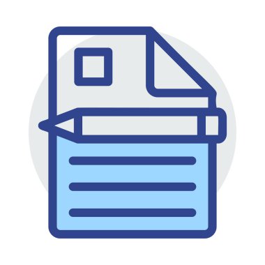 belge simgesi vektör illüstrasyonu 