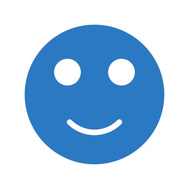 Gülümse ikon vektör illüstrasyonu 