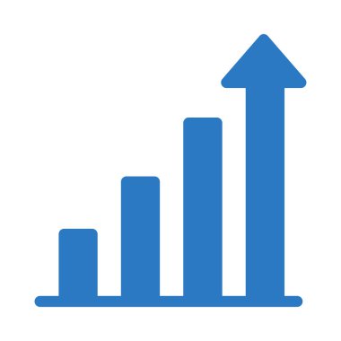 iş grafiği simgesi, vektör illüstrasyonu