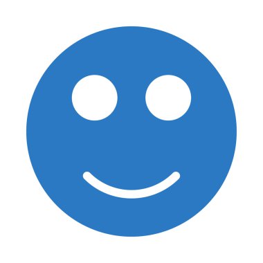 Gülümse ikon vektör illüstrasyonu