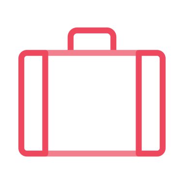 çanta simgesi vektör illüstrasyonu 