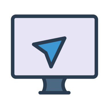 Web renk tasarım simgesi geliştirme için. Vektör çizim