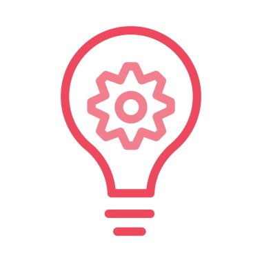  Beyaz arkaplanda ampul