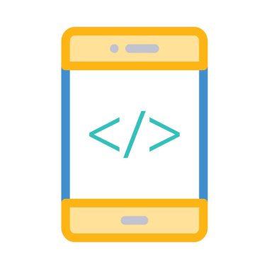 Web renk tasarım simgesi geliştirme için. Vektör çizim