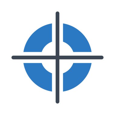 hedef simge vektör illüstrasyonu 