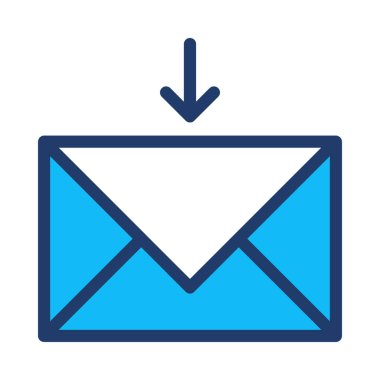 ileti ikonu vektör illüstrasyonu 