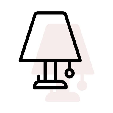 Mobilya, Abajur işareti yalıtılmış nesne.