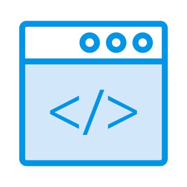 Web renk tasarım simgesi geliştirme için. Vektör çizim