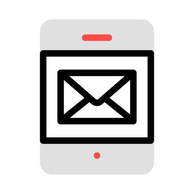 Web telefon simgesi. Vektör çizim