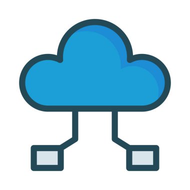 Web renk tasarım simgesi geliştirme için. Vektör çizim