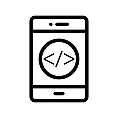 Telefon simgesi vektör illüstrasyonu 