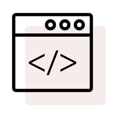 Web renk tasarım simgesi geliştirme için. Vektör çizim