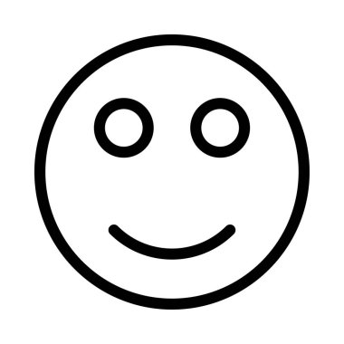 Gülümse ikon vektör illüstrasyonu