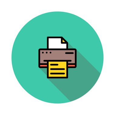 Web renk tasarım simgesi geliştirme için. Vektör çizim