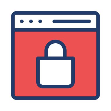 Web renk tasarım simgesi geliştirme için. Vektör çizim