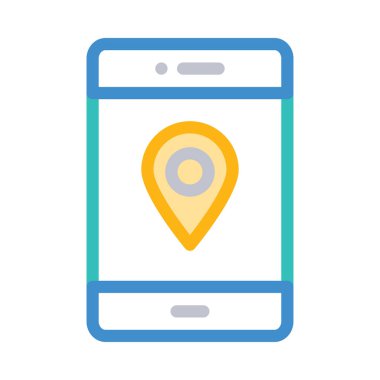 Web renk tasarım simgesi geliştirme için. Vektör çizim