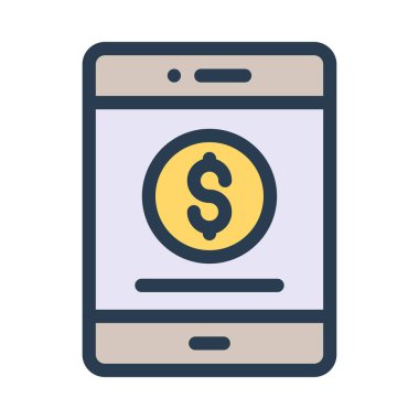 Web renk tasarım simgesi geliştirme için. Vektör çizim