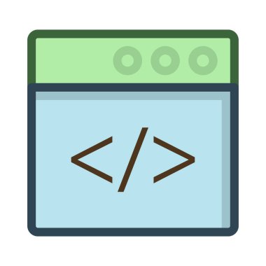 Web renk tasarım simgesi geliştirme için 