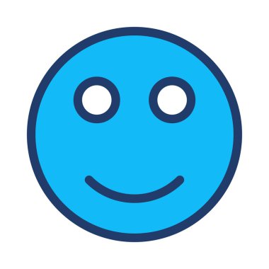 Gülümse ikon vektör illüstrasyonu