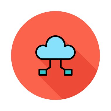 Web renk tasarım simgesi geliştirme için. Vektör çizim