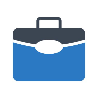 çanta simgesi vektör illüstrasyonu 