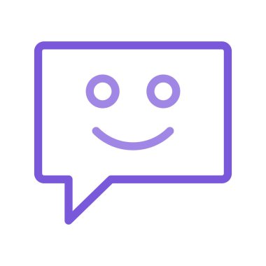 Sohbet mesajı vektör illüstrasyonu 