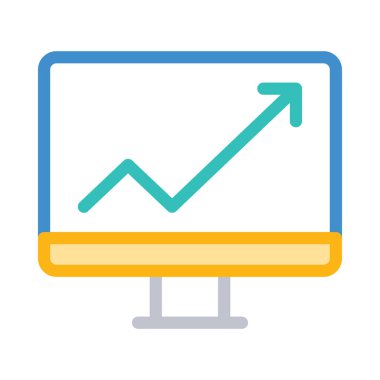 Web renk tasarım simgesi geliştirme için. Vektör çizim