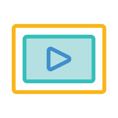 Web renk tasarım simgesi geliştirme için. Vektör çizim