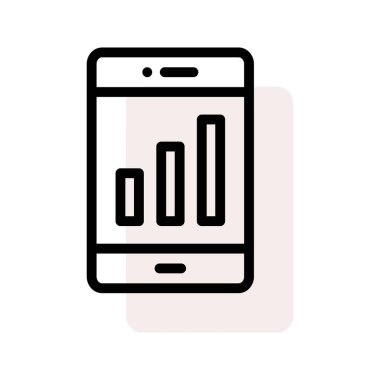  Smartphone Simgesi, vektör illüstrasyonu 