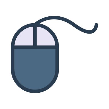 bilgisayar fare simgesi vektör illüstrasyonu 