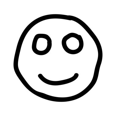 Gülümse ikon vektör illüstrasyonu