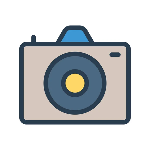 Иконка Камеры Веб Мобильных Устройств Современный Минималистичный Дизайн — стоковый вектор
