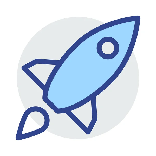 Rocket Icon Vector Illustration — Stock Vector