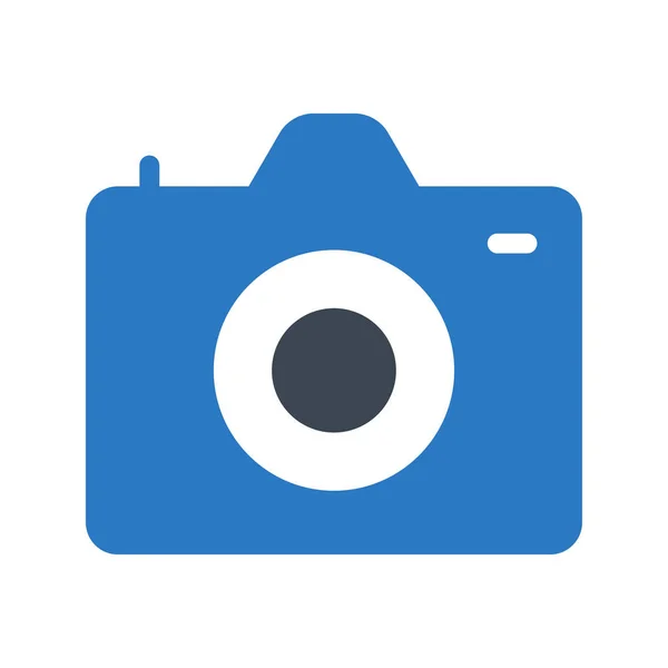 Camera Icon Web Mobile Modern Minimalistic Flat Design — Stock Vector