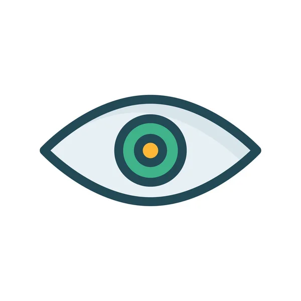 Illustrazione Vettoriale Dell Icona Dell Occhio — Vettoriale Stock