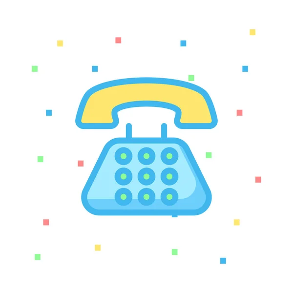 Illustration Des Telefon Symbols — Stockvektor