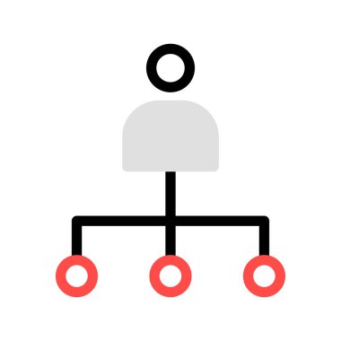 Web renk tasarım simgesi geliştirme için. Vektör çizim