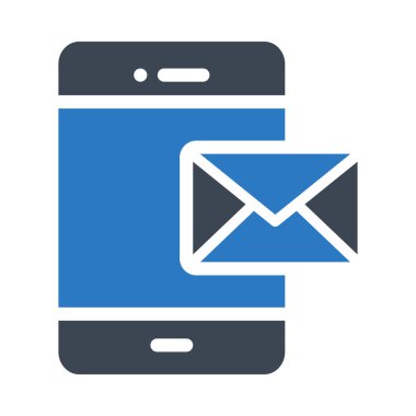 ileti ikonu vektör illüstrasyonu 