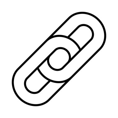 zincir simge vektör çizim 